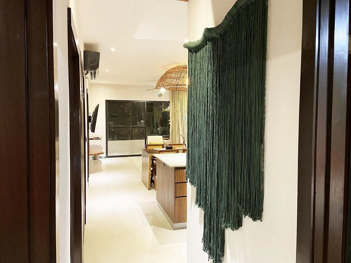 Lujoso Y Bello Condo Estilo Boho Tulum Playa del Carmen Lägenhet
