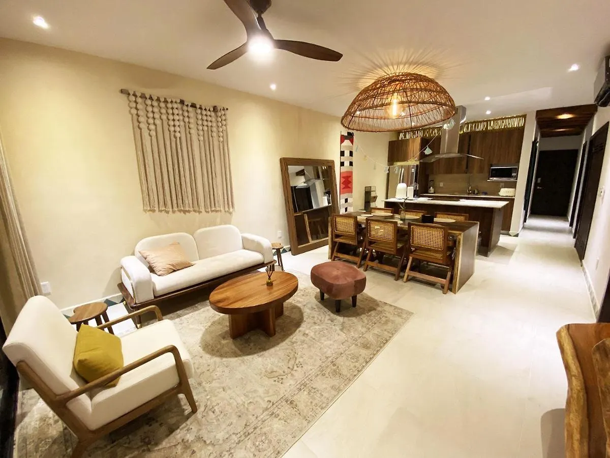 Lujoso Y Bello Condo Estilo Boho Tulum location